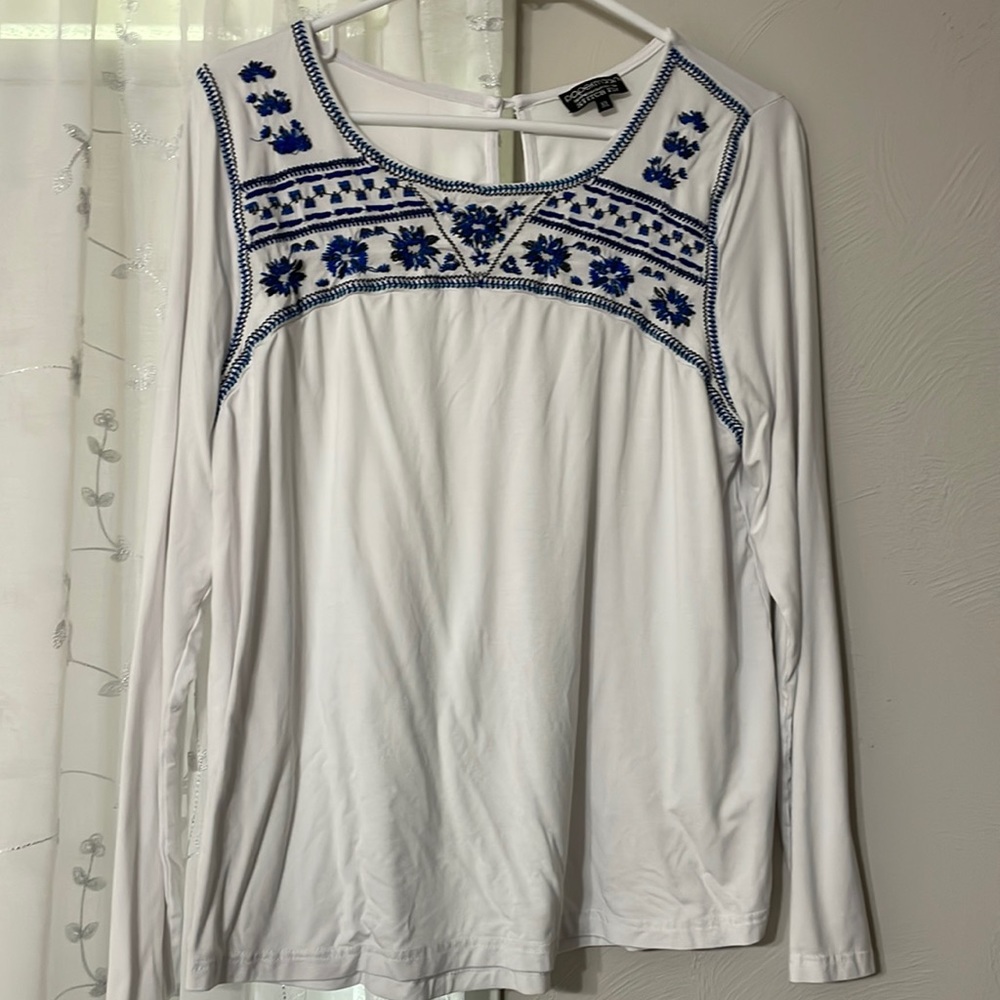 Papermoon White Top with Embroidery XL